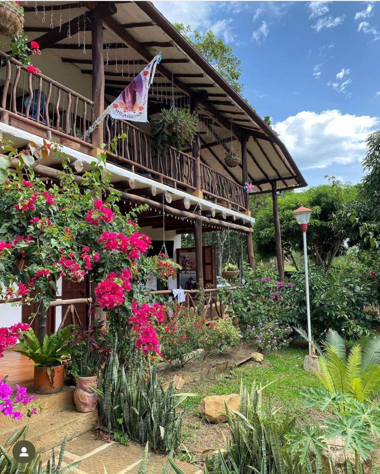Hostal Villa San Rafael Barichara Esterno foto