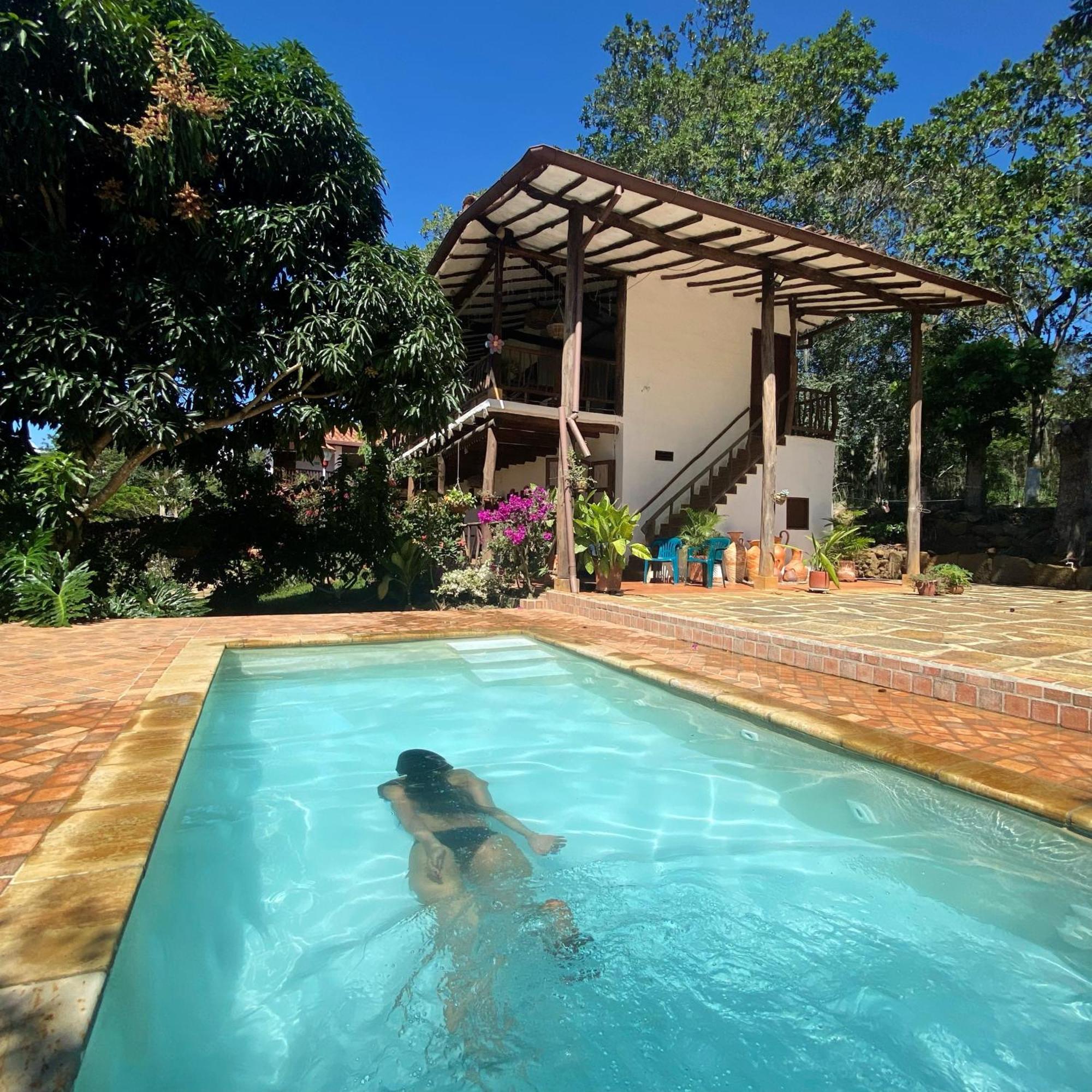 Hostal Villa San Rafael Barichara Esterno foto